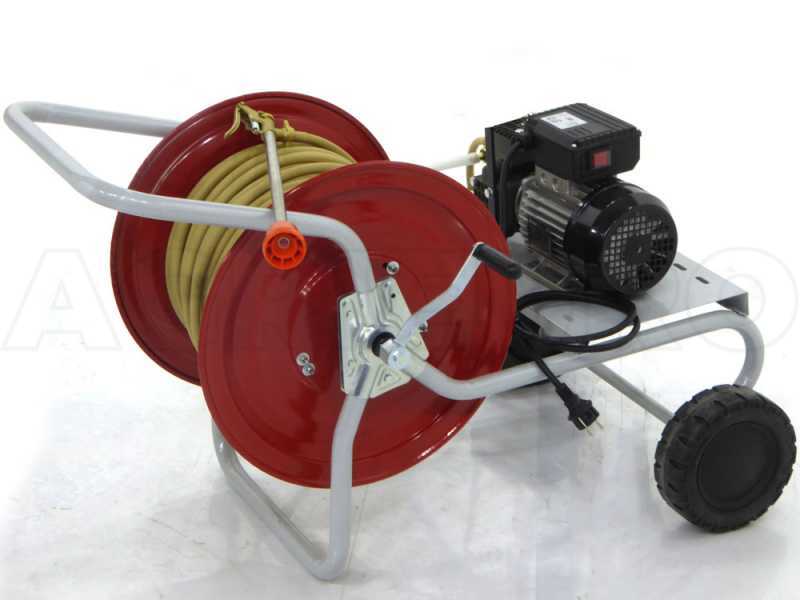 Electric wheeled spraying motor pump - Dal Degan DL218 pump - 20 bar max - 18L/min