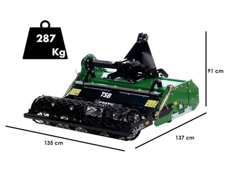 GreenBay TSB 105 - Tractor-Mounted Stone Burier