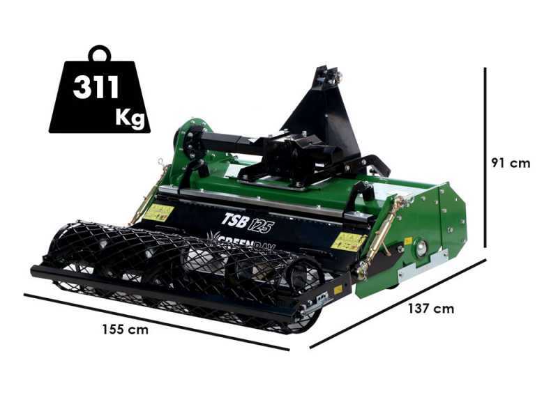 GreenBay - TSB 125 Tractor-Mounted Stone Burier