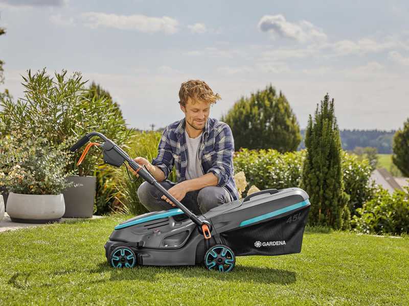 AgriEuro Battery-Powered Gardena deal Lawn P4A 37/36V Mower , PowerMax best on