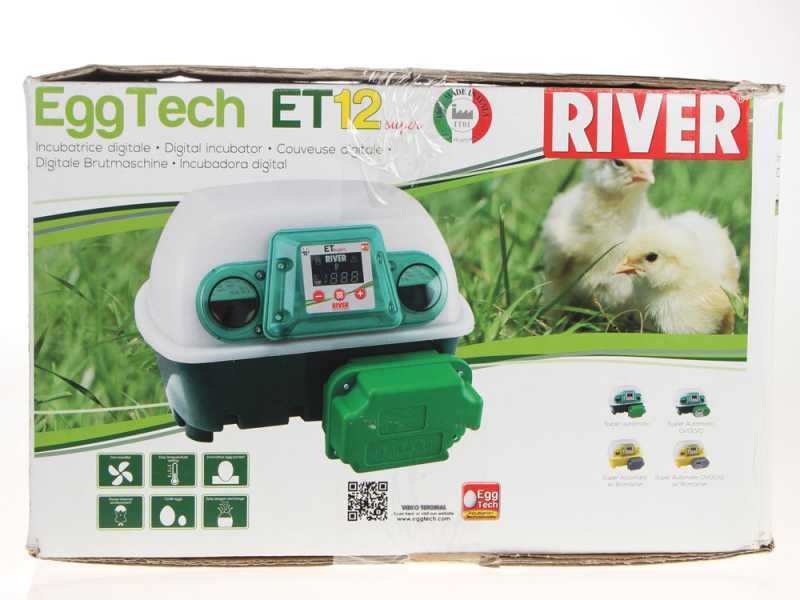 River Systems ET 12 SUPER Automatic Egg Incubator