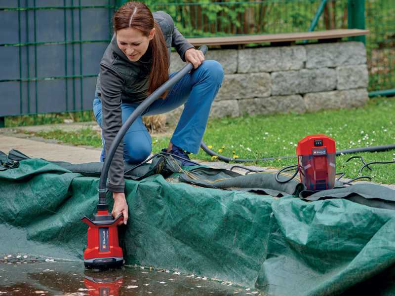 Einhell GE-DP 18/25 Submersible Pump for Dirty Water - BATTERY AND BATTERY CHARGER NOT INCLUDED
