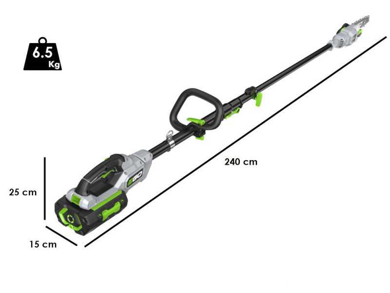 EGO PS1000E TELESCOPIC PRUNER - BATTERY AND BATTERY CHARGER NOT INCLUDED