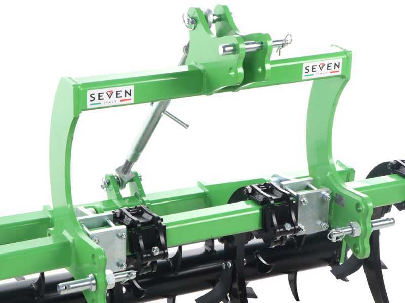 SevenItaly BIG 4-element Tractor-Mounted Ripper - 160 cm Mechanical Roller