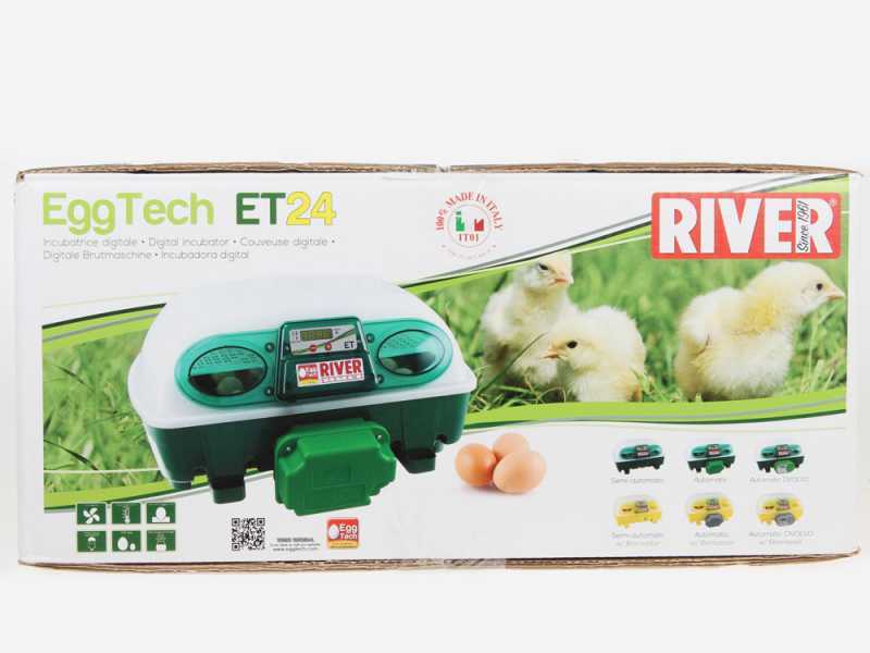 River Systems ET 24 Semi-Automatic Egg Incubator