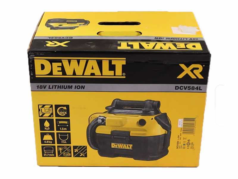 DeWalt DCV584L-QW - Portable hybrid Wet and Dry vacuum cleaner - WITHOUT BATTERY AND CHARGER