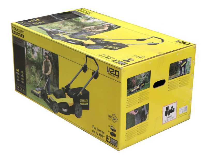 Stanley SFMCMWS251M-QW 18V  Battery-Powered Lawn Mower - BATTERY AND BATTERY CHARGER NOT INCLUDED