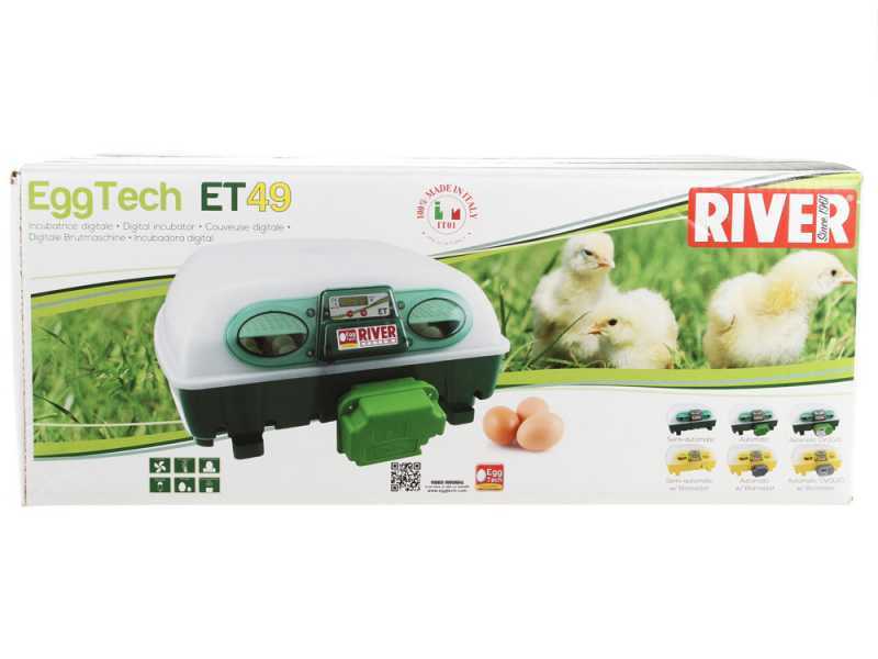 River Systems ET 49 Semi-Automatic Egg Incubator