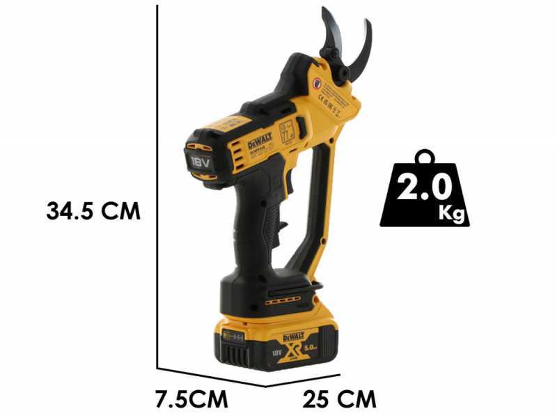 DeWalt DCMPP568N-XJ - Electric Pruning Shear - WITHOUT BATTERY AND BATTERY CHARGER