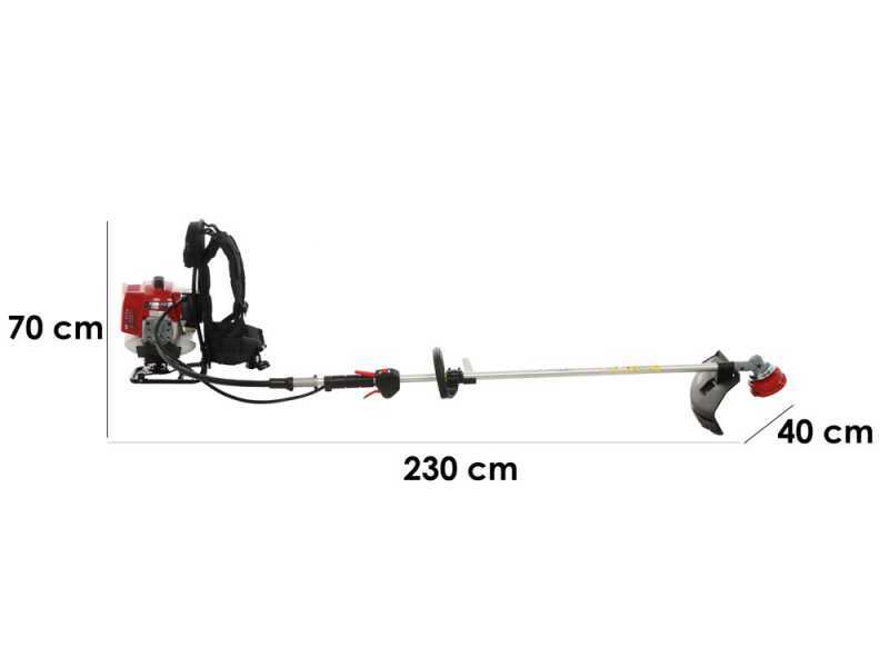 EuroMech TJ 45 EC - Backpack Brush Cutter - Kawasaki Engine