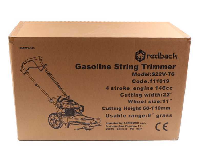 Redback S22V-T6 - Self-propelled 4-stroke gasoline wheeled brush cutter