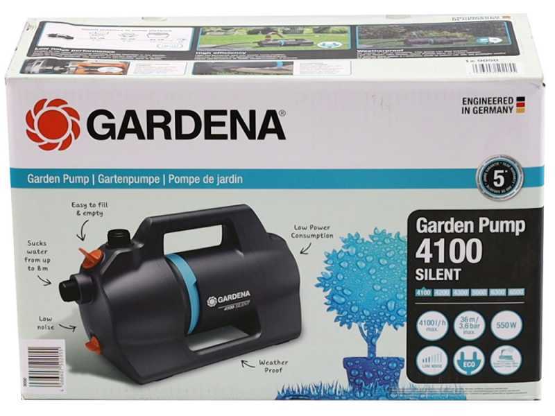 Gardena 4100 Silent - Electric garden watering pump - 550 W motor