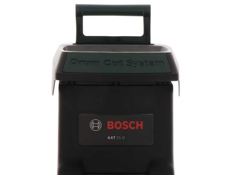 Bosch AXT 25 D - Electric garden shredder - 53 L Collection basket