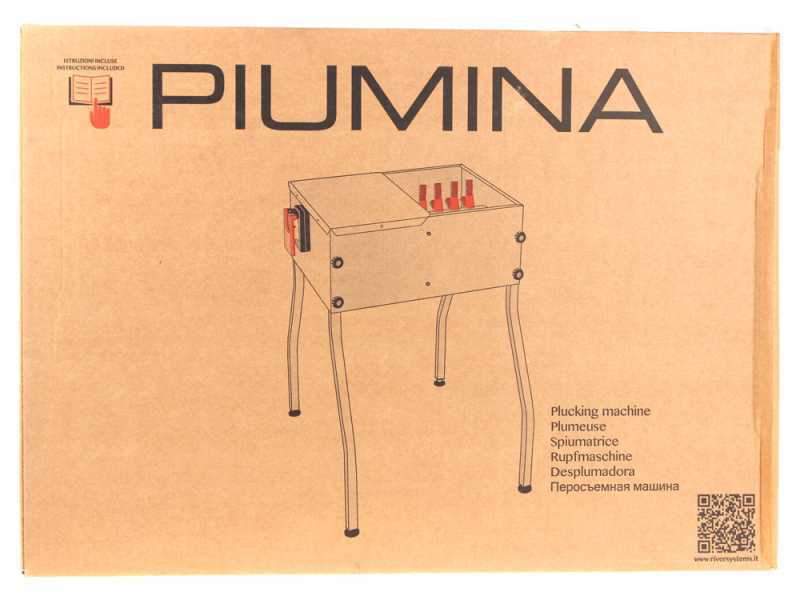 River Systems Piumina Standard 24 - Roller Plucking Machine