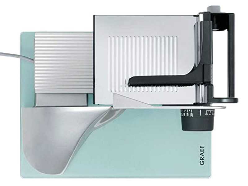 GRAEF CLASSIC C99 Silver - Meat Slicer 2-in-1 with Vegetable Slicer - 170 mm blades