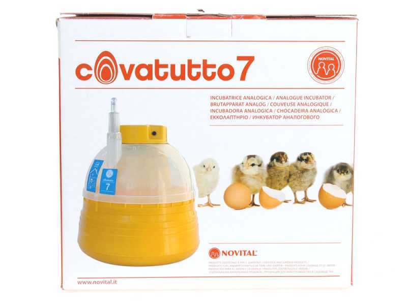 Novital Covatutto 7 NEW - Analogue Egg incubator