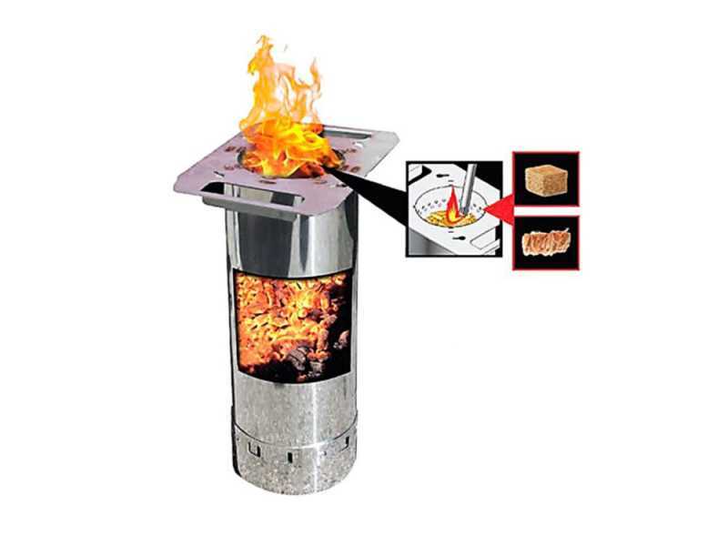 Linea VZ Happy Red - Portable Wood Pellet Barbecue