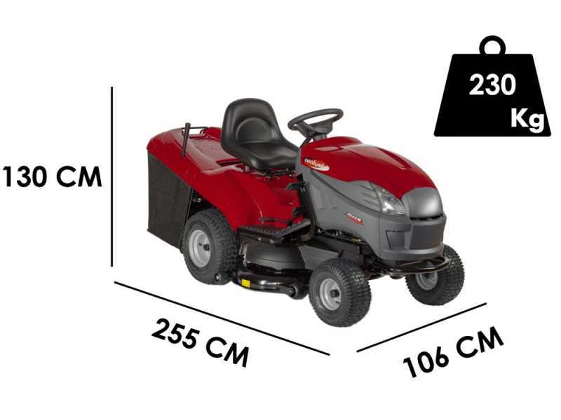 Castelgarden PTX 210 HD Riding-on Mower - Hydrostatic Transmission - Grass Collector