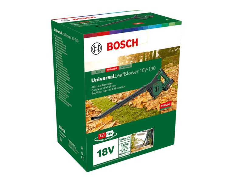 Bosch Universal Leaf Blower 18V - Battery-Powered Electric Leaf Blower - 18V 2.5Ah