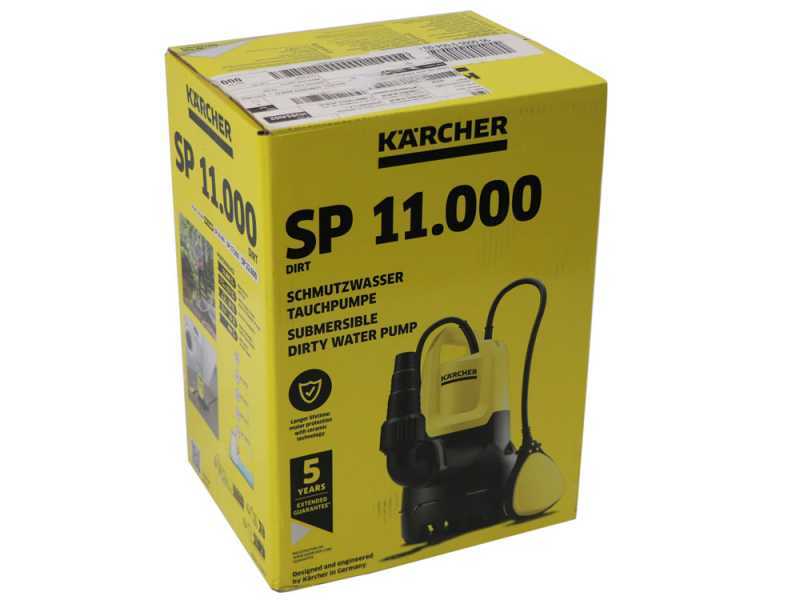 Karcher SP 11.000 Dirt - Electric Submersible Pump for Dirty Water - 400 watt - 11000 l/h