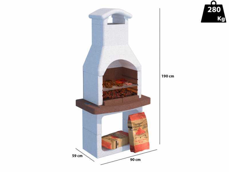 Linea VZ San Remo - Charcoal Masonry Barbecue