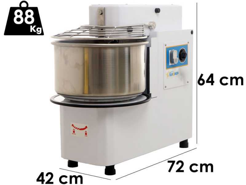 Euromech ETR 20 - Tiltable Spiral Dough Mixer - Three-Phase