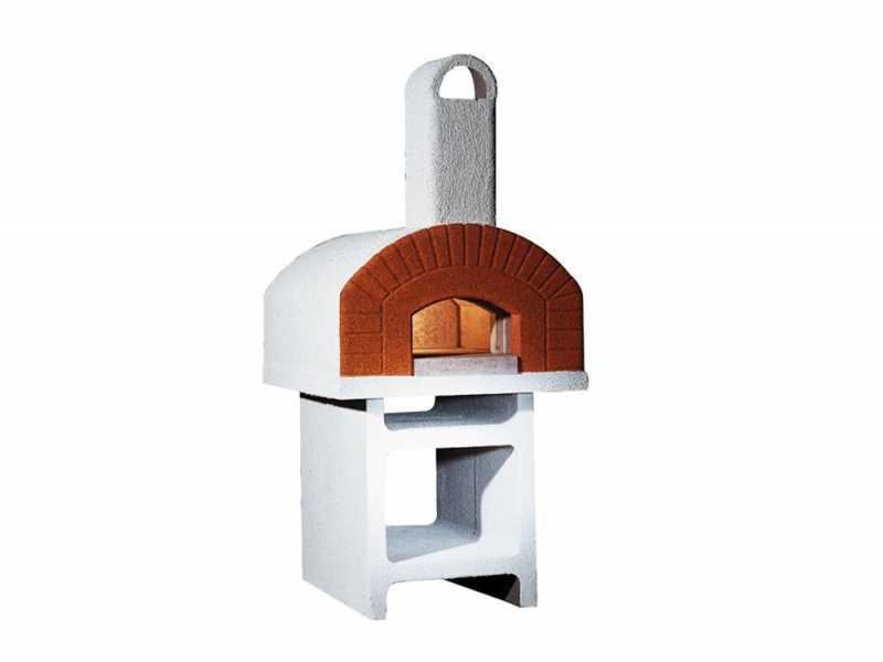 Linea VZ Portici - Outdoor Wood-Fired Oven with Concrete Base - 72x70 cm Cooking Chamber