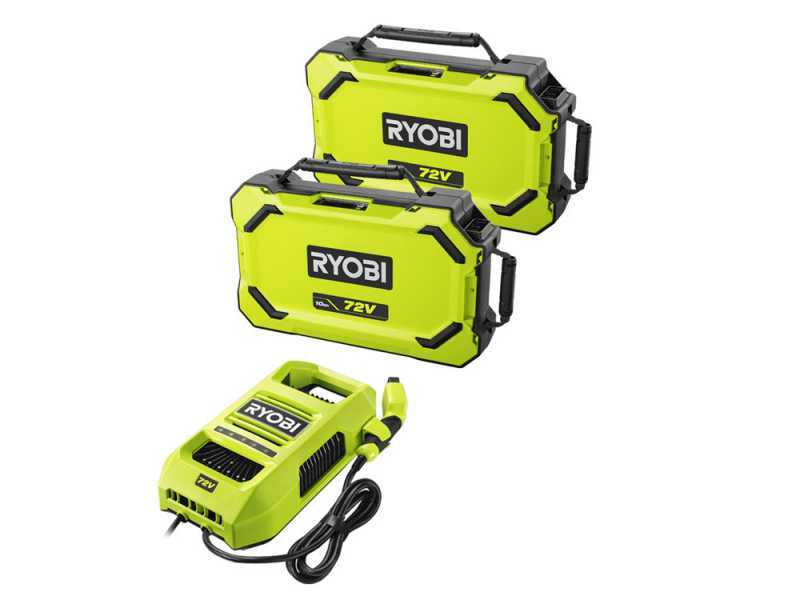 Ryobi ZTRX107 - Battery-Powered Zero Turn Riding-On Mower - 72V/20Ah  - 107cm cutting - 2in1