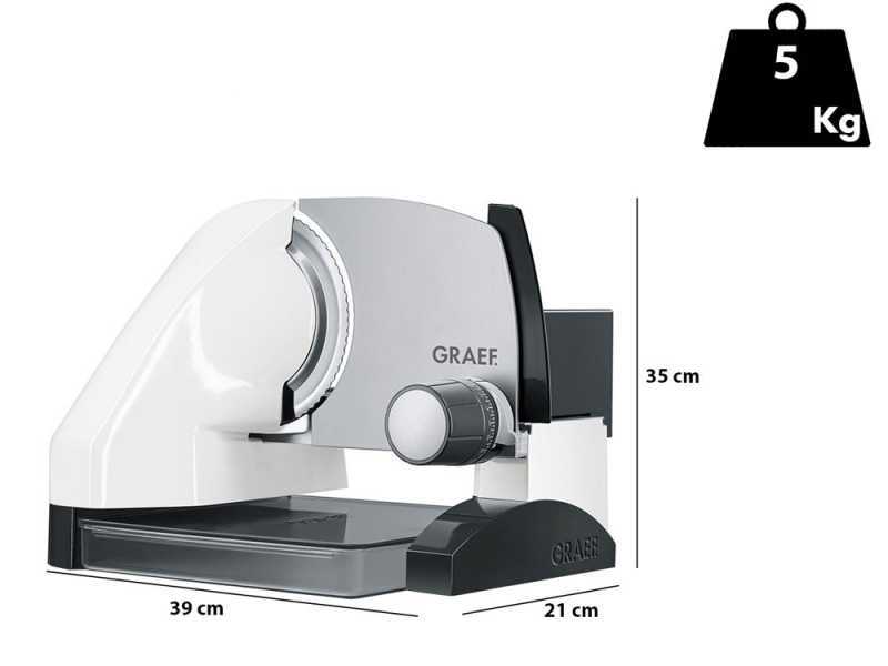 Graef SKS 500 White - Meat Slicer with 170 mm blade