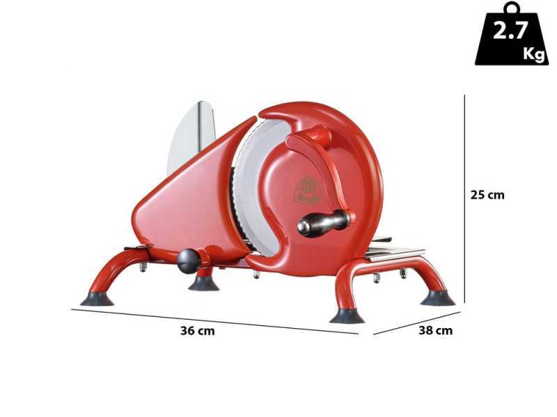 Graef H9 Red - Manual Meat Slicer with 190 mm blade