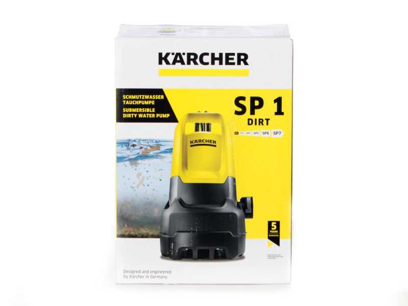 Karcher SP 9.500 Dirt - Electric Submersible Pump for Dirty Water - 250W