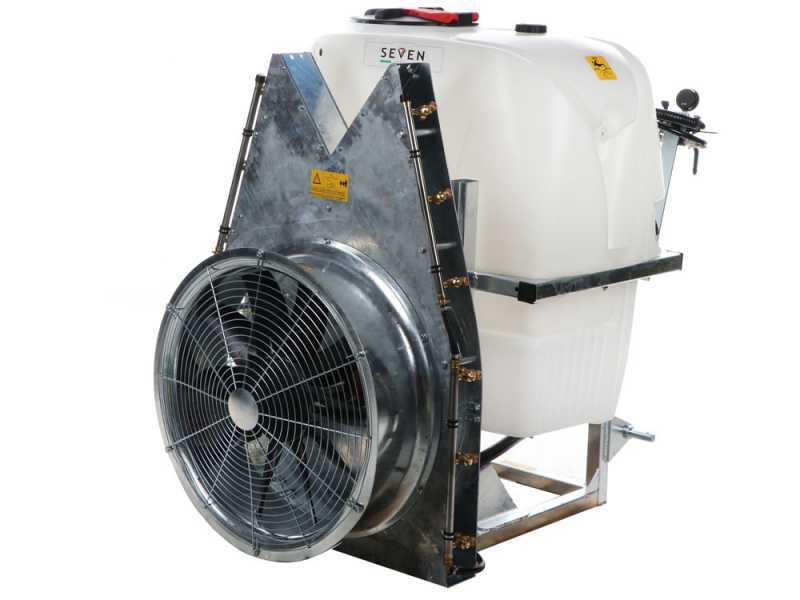 Seven Italy 400 - Tractor-Mounted Vertical Mist Blower for Spraying - 400 L capacity - APS 71 Pump