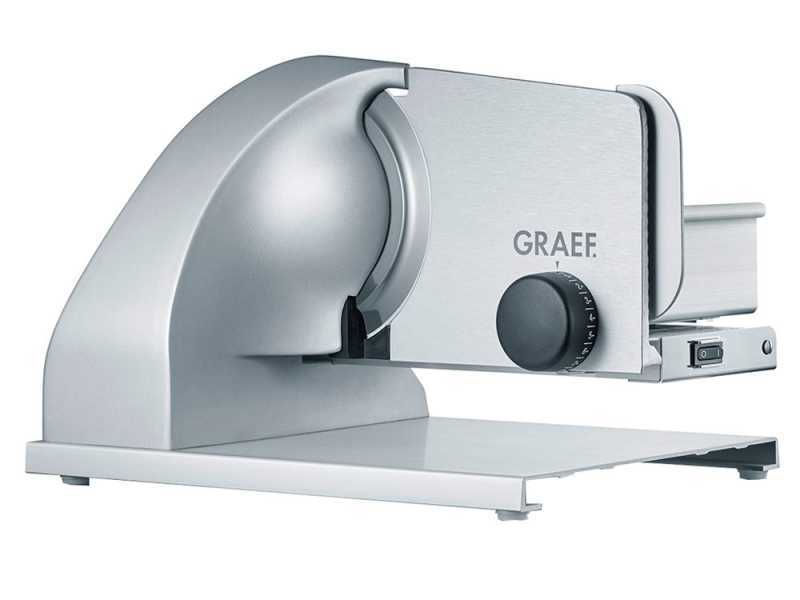 Graef SKS Line 900 Silver - Cantilever Meat Slicer 2-in-1 with Vegetable Slicer - 190 mm blade