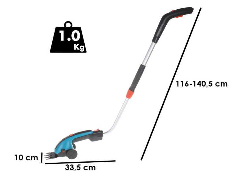 Gardena ClassicCut - Battery powered grass-cutting shears with pole - 3.6V 2.5Ah