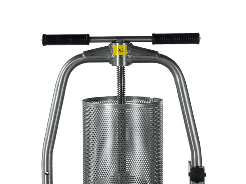 Top Line V20 Inox Versatile Fruit Press - Screw Press for Fruits and Vegetables - 9 L Capacity