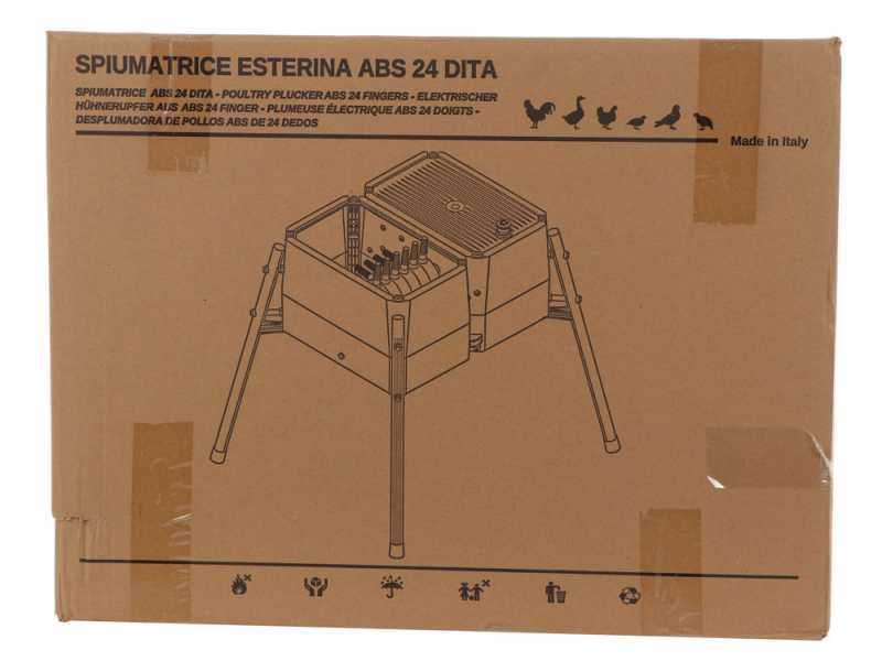 Novital Esterina 24 fingers - roller plucking machine for small poultry birds