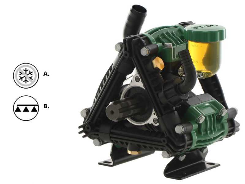 Udor Zeta 70 1c - Low-pressure for tractor-mounted pump for weed control