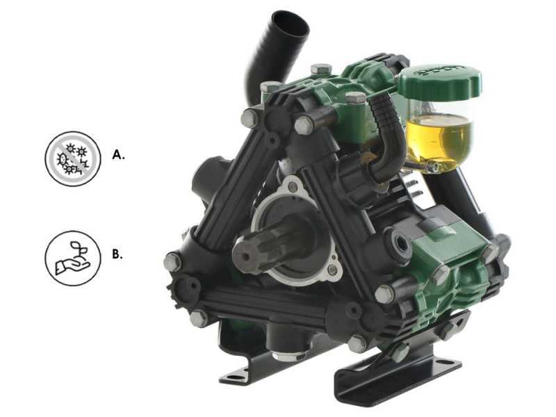 Udor Zeta 85 1c - Low-pressure for tractor-mounted pump for weed control