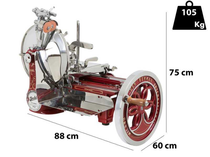 Berkel L16 - Flywheel Meat Slicer - 350 mm Chrome-Plated Steel Blade