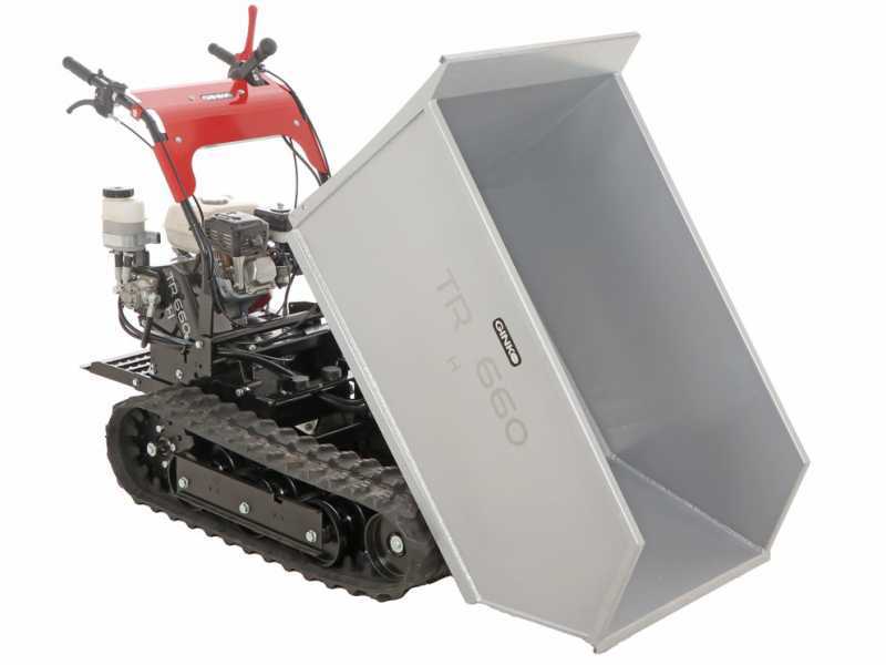 GINKO TR 660 - Tracked Power Barrow with Dumper Barrow  - Honda GX 200 Engine