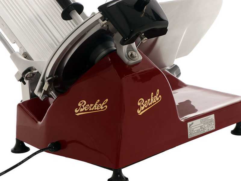 Berkel Pro Line XS30 red - Meat Slicer with 300 mm Chrome-plated Steel Blade