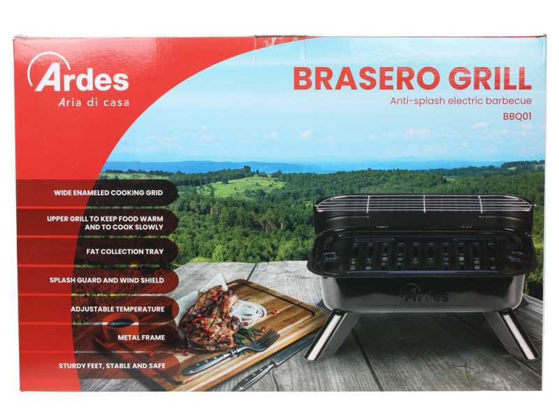 Ardes Brasero Grill - Portable Electric Barbecue