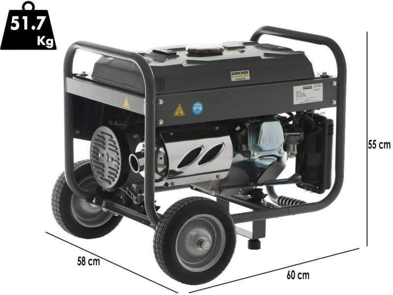 Karcher Pro PGG 3/1 - 3 kW wheeled power generator - DC 2.8 kW single-phase