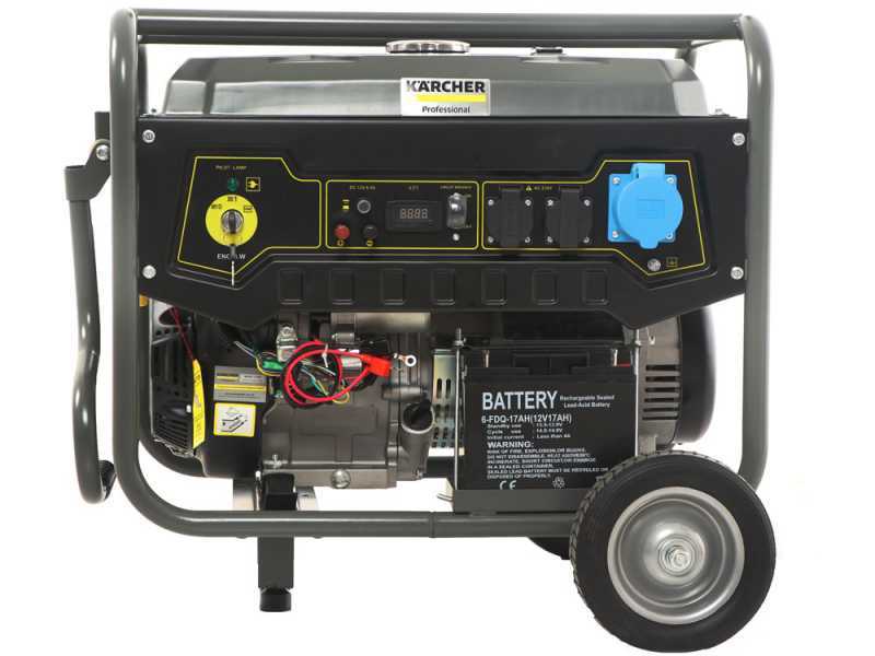 Karcher Pro PGG 6/1 - Wheeled power generator 5.5 kW - DC 5 kW single-phase