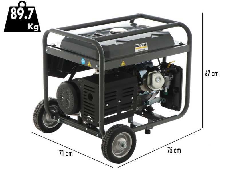 Karcher Pro PGG 8/3 - 7.5 kW wheeled power generator - DC 7 kW three-phase