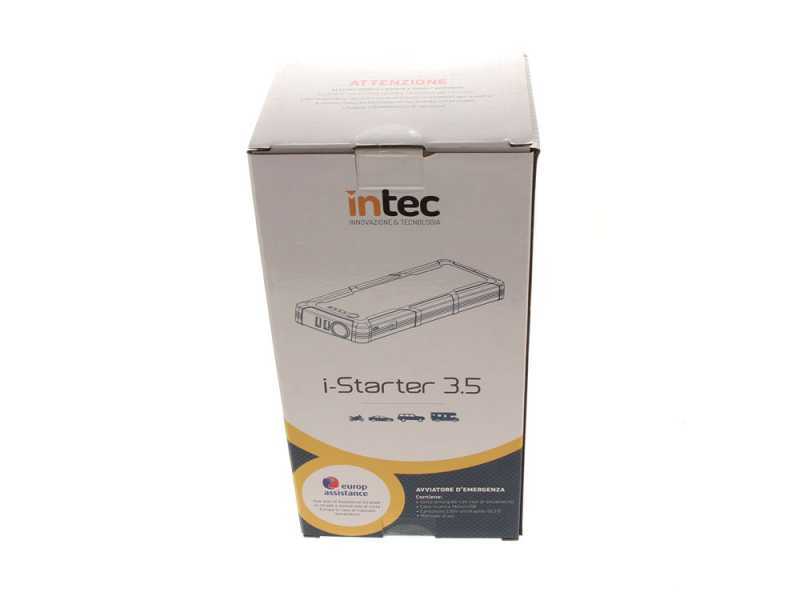 Intec i-Starter 3.6 - Emergency starter and charger - 12 V power supply