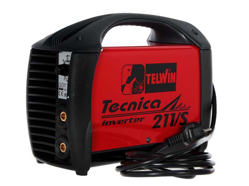 Telwin 211/S - Direct Current TIG and Electrode Inverter Welder - 230V 180 A