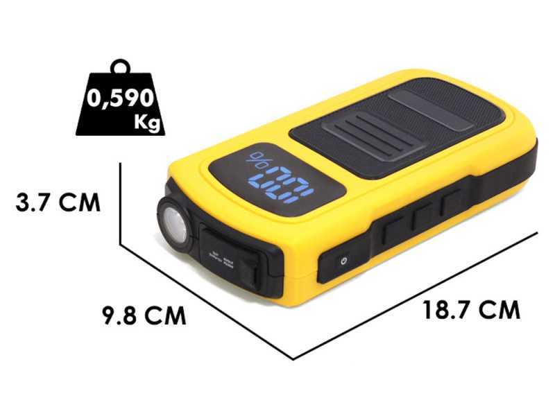 Intec i-Starter 2.9 - Emergency starter and battery charger - 12V - Power bank