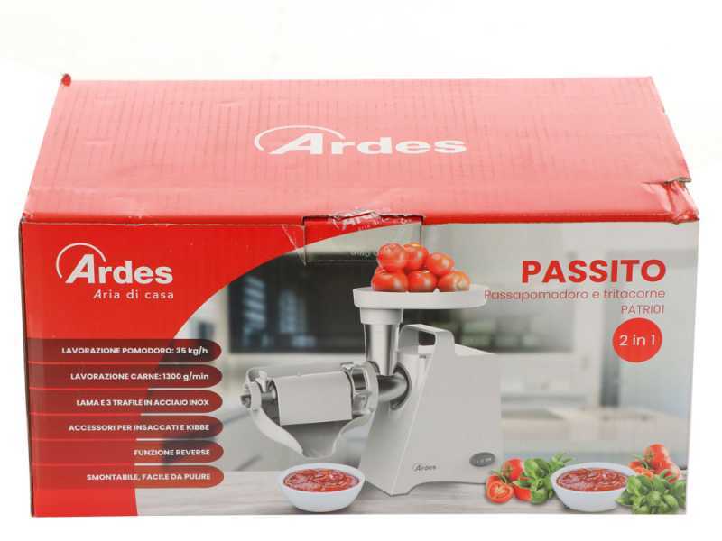 Ardes Passito - Multi-Tool Tomato Press - Meat Mincer