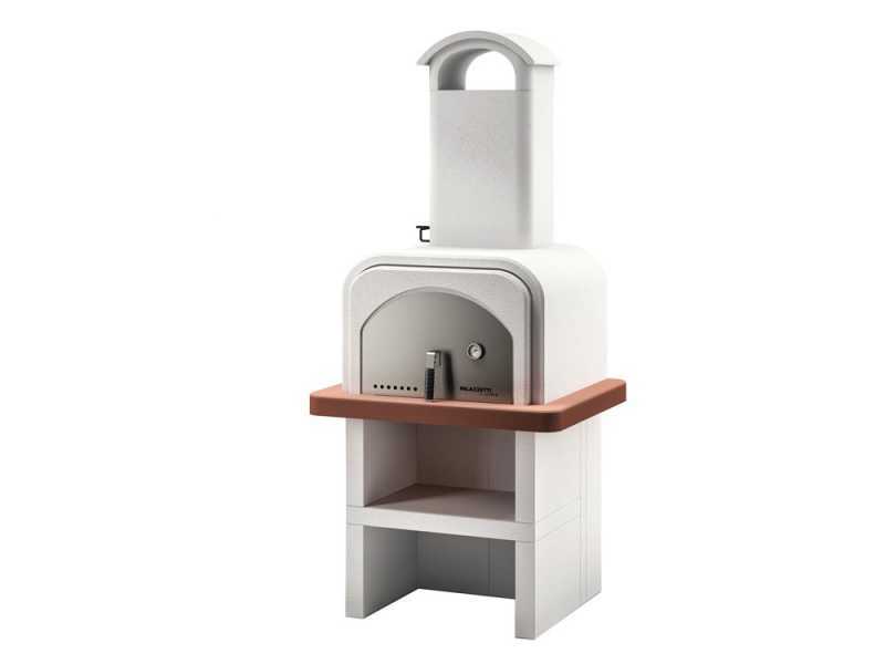 Palazzetti Stefy  - Outdoor Masonry Wood-Fired Oven with Base - 52x51 cm Cooking Chamber